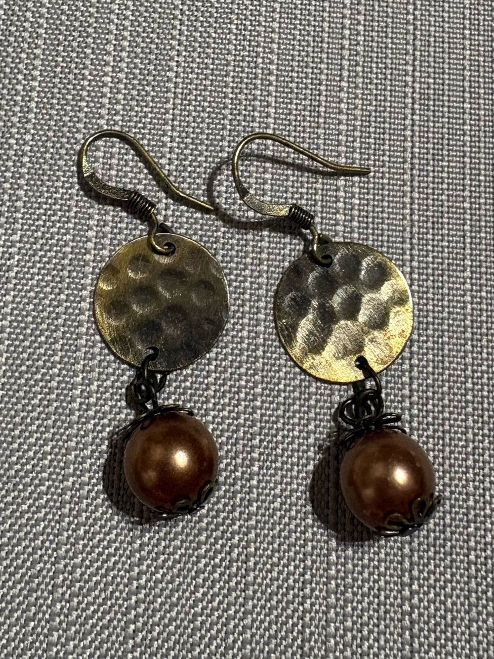 ⭐️⭐️ Retro 90’s bronze earrings